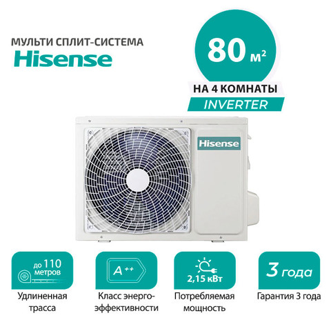Наружный блок Hisense AMW4-27U4RJC LP