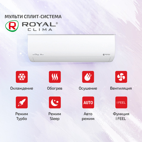 Royal Clima RCI-GLD07HNx4 + RCI-GLF12HN/ 5TFM-42HN/OUT-2
