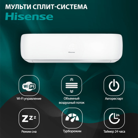 Hisense AMS-09UW4RVETG00x2 + AMS-12UW4RVETG00/ AMW3-24U4RJC-2