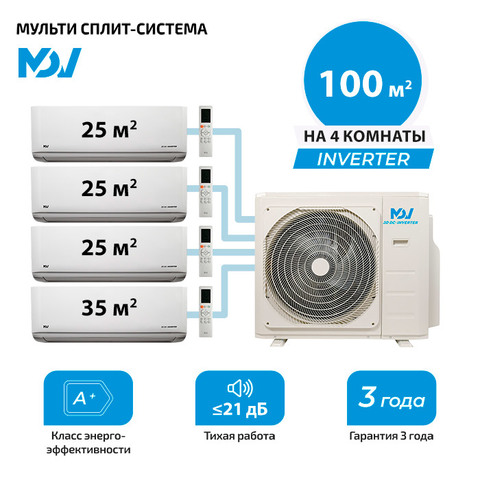 MDV MDSAG-09HRFN8x3 + MDSAG-12HRFN8/ MD4O-36HFN8
