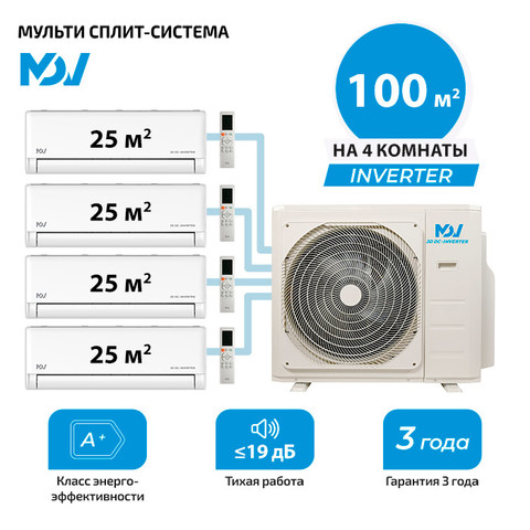 Мульти сплит система MDV MDSAI-09HRFN8x4/ MD4O-36HFN8 (комплект)