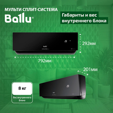 Ballu BSUI-FM/in-07HN8/EU_BL + BSUI-FM/in-09HN8/EU_BL/ BA2OI-FM/out-14HN8/EU-4