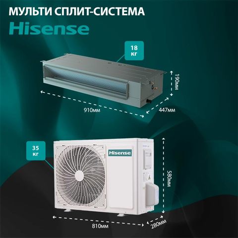 Hisense ADT-09UX4RBL8x2/ AMW2-18U4RXC-4
