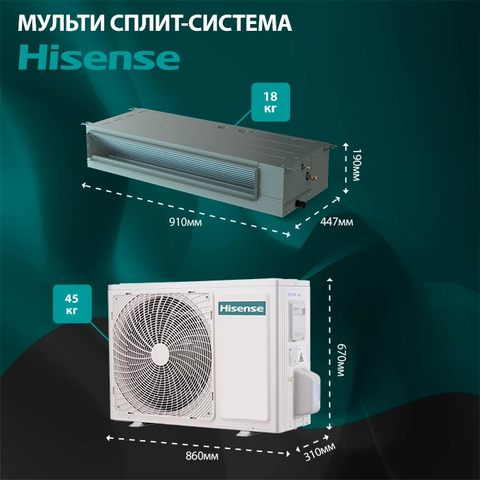 Hisense ADT-09UX4RBL8x3/ AMW3-24U4RJC-4