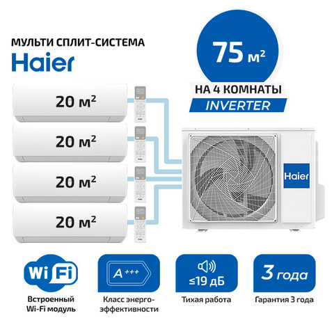 Haier AS20SS1HRA-Mx4/ 4U75S2SR5FA