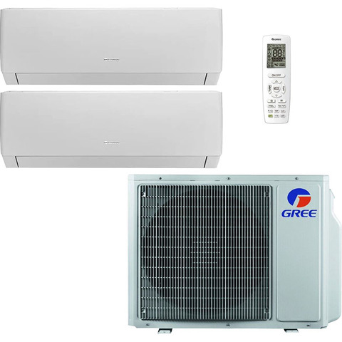 Gree GWH07AGAXA-K6DNA4E/I + GWH12AGBXB-K6DNA4K/I/ GWHD(14)NK6OO (LCLH)