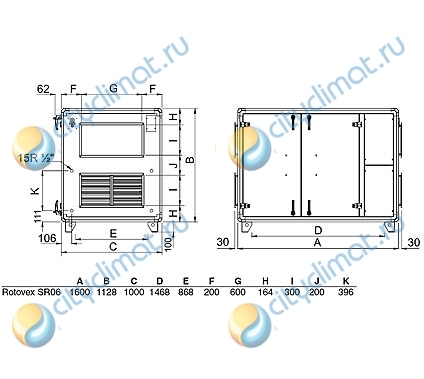 Systemair Rotovex SR06 EL-3