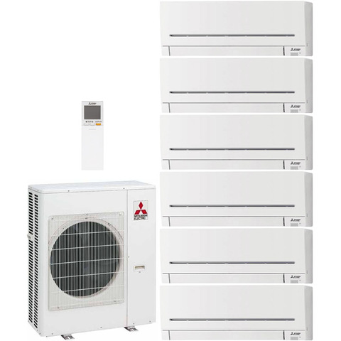 Мульти сплит система Mitsubishi Electric MSZ-AP25VGKx6 / MXZ-6F122VF (комплект)