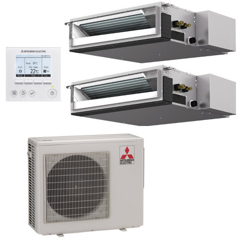 Мульти сплит система Mitsubishi Electric SEZ-M25DA + SEZ-M35DA/ MXZ-2F53VFHZ (комплект)