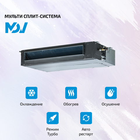 MDV MDTII-09HWFN8 + MDTII-12HWFN8x2/ MD4O-36HFN8-2
