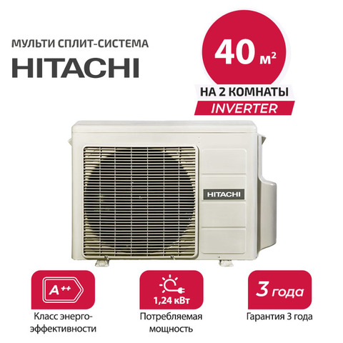 Наружный блок Hitachi RAM-40NE2F