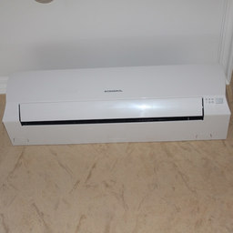 Монтаж инверторного кондиционера General в один этап по принципу "бутерброда"