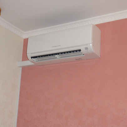 Монтаж трех кондиционеров Mitsubishi Electric MS-GF20VA в один этап