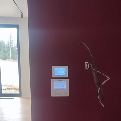 Монтаж приточной установки Бризарт и канальных кондиционеров Митсубиси Электрик в частном доме - 8